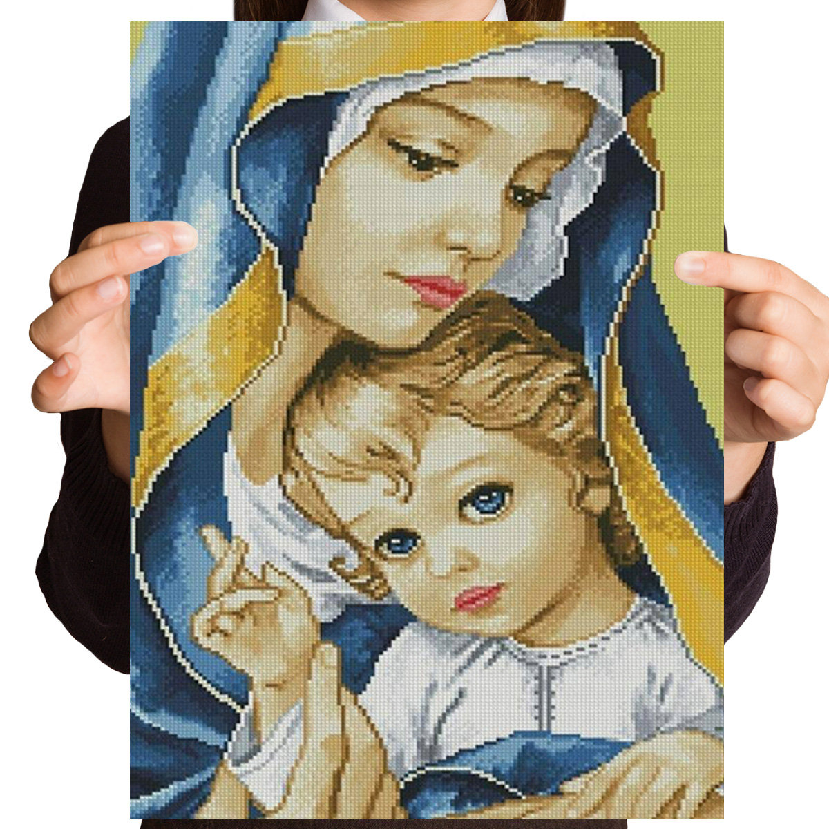 Haft Diamentowy Diamond Painting,DIAMENTOWY MALARZ,Obraz DIY 5D,Mozaika Diamentowa 20x30,Religijne