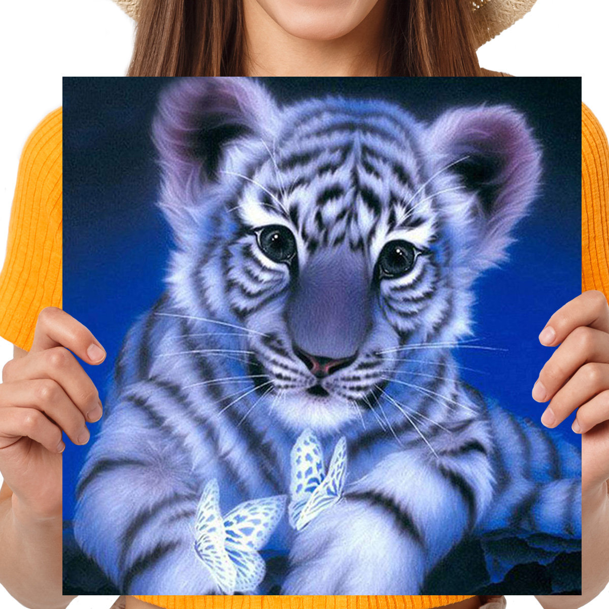Haft Diamentowy Diamond Painting,DIAMENTOWY MALARZ,Obraz DIY 5D,Mozaika Diamentowa 30x30,Zwierzęta