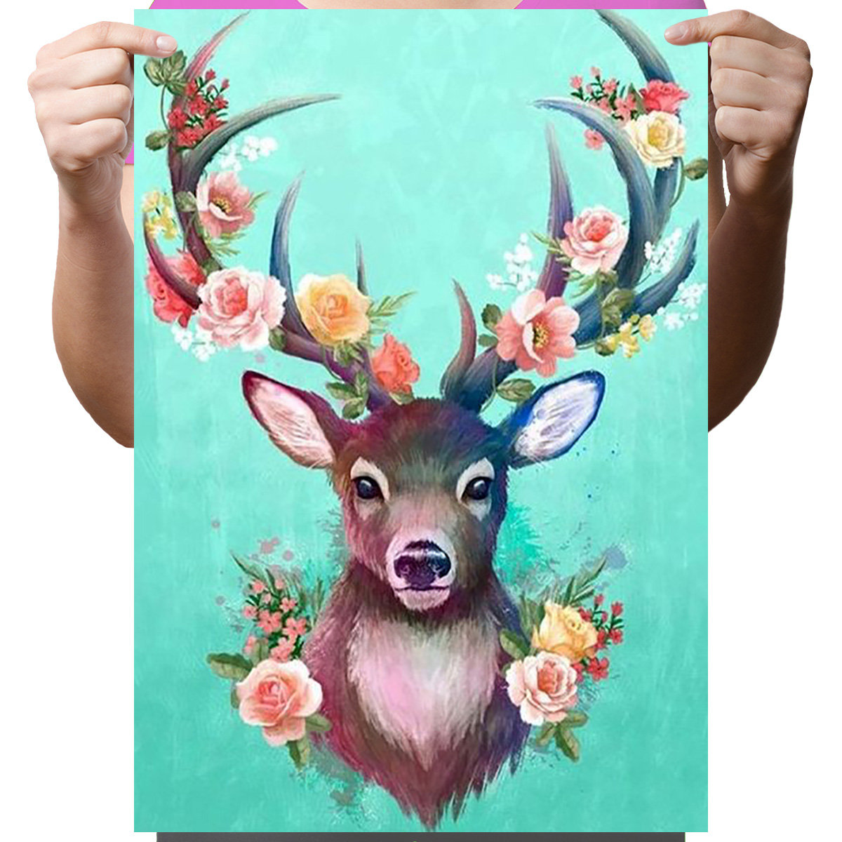 Haft Diamentowy Diamond Painting,DIAMENTOWY MALARZ,Obraz DIY 5D,Mozaika Diamentowa 30x40,Jeleń