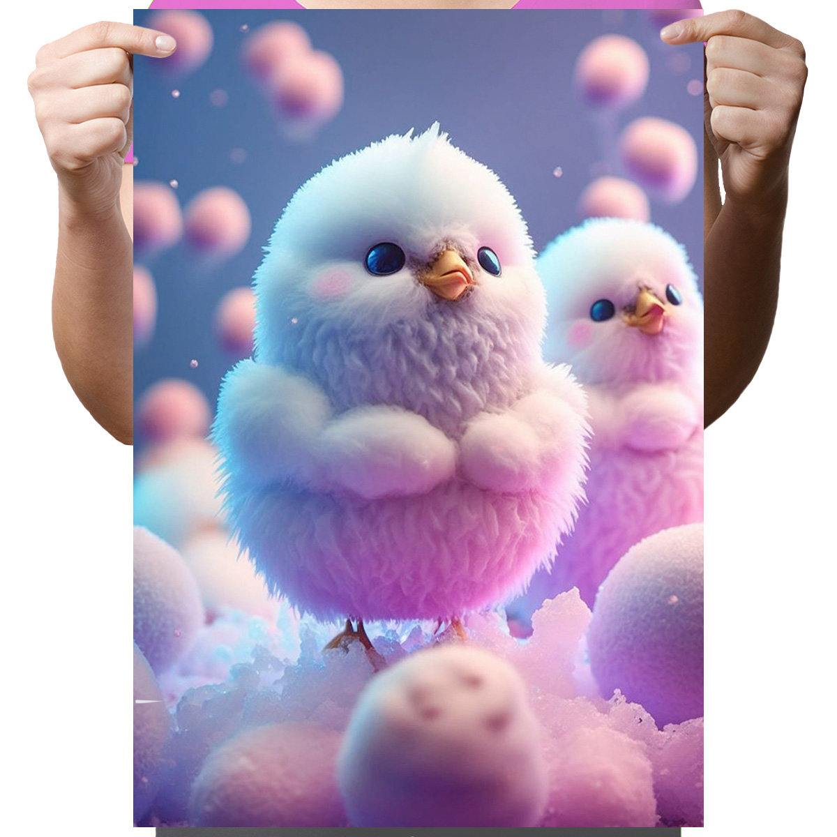 Haft Diamentowy Diamond Painting,DIAMENTOWY MALARZ,Obraz DIY 5D,Mozaika Diamentowa 30x40, Kurczaki