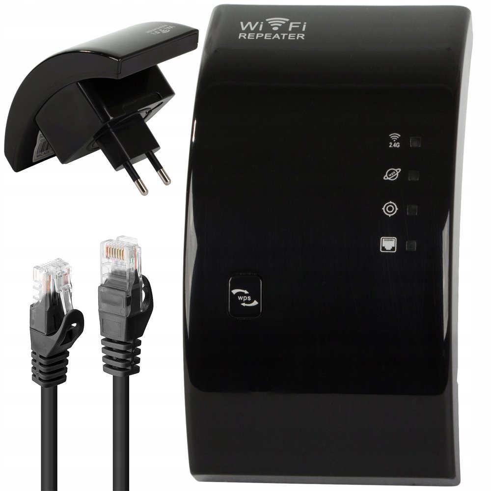 WZMACNIACZ SYGNAŁU Wi-Fi MOCNY REPEATER 300Mb/s 2,4G ACCESS POINT MOCNY