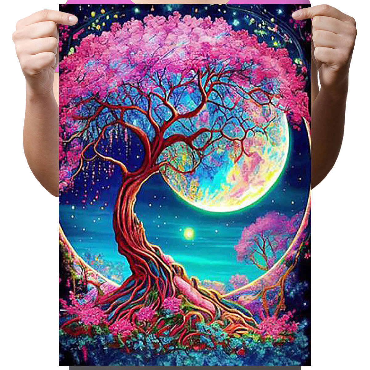 Haft Diamentowy Diamond Painting,DIAMENTOWY MALARZ,Obraz DIY 5D,Mozaika Diamentowa 30x40, Natura
