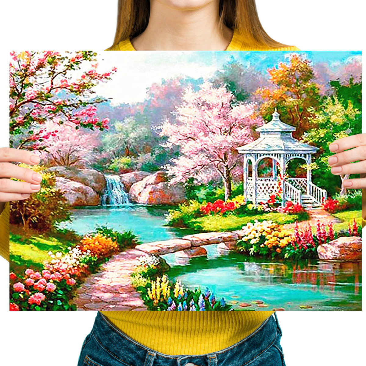 Haft Diamentowy Diamond Painting,DIAMENTOWY MALARZ,Obraz DIY 5D,Mozaika Diamentowa 30x40,Japonia