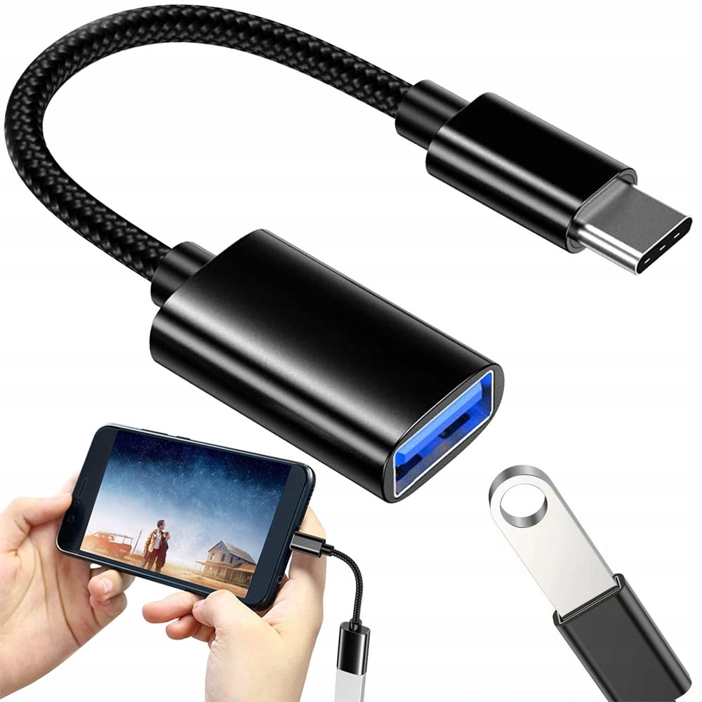 ADAPTER PRZEJŚCIÓWKA USB-C DO USB-A 3.0 OTG SOLIDNY DO TELEFONU SOLIDNA