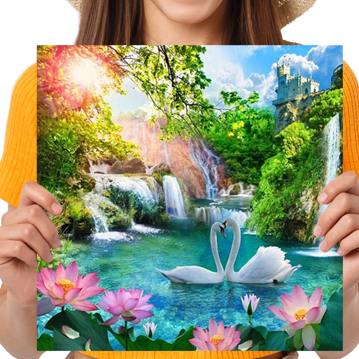 Haft Diamentowy Diamond Painting,DIAMENTOWY MALARZ,Obraz DIY 5D,Mozaika Diamentowa 30x30,Zwierzęta