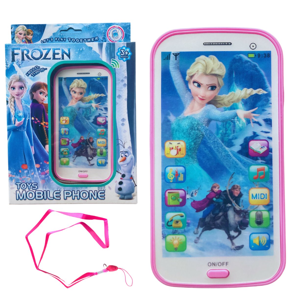 FROZEN KRAINA LODU TELEFON DOTYKOWY SMARTFON ELSA