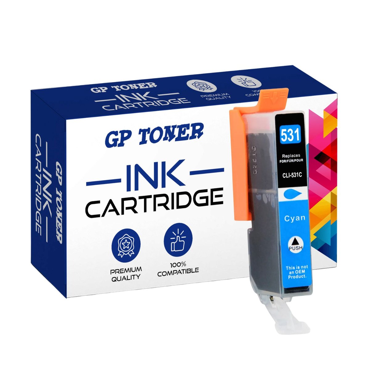 Tusz Zamiennik do Canon Pixma TS8750 TS8751 531XL Cyan