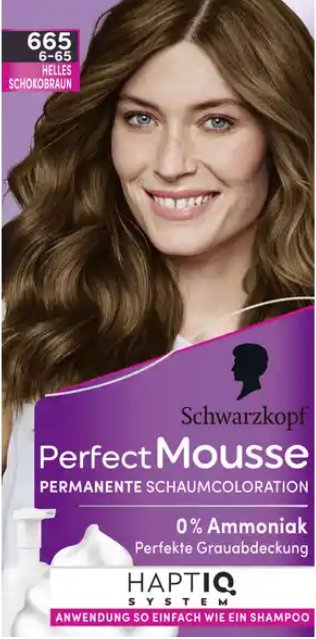 Schwarzkopf, Perfect Mousse, Farba Czekolada 665