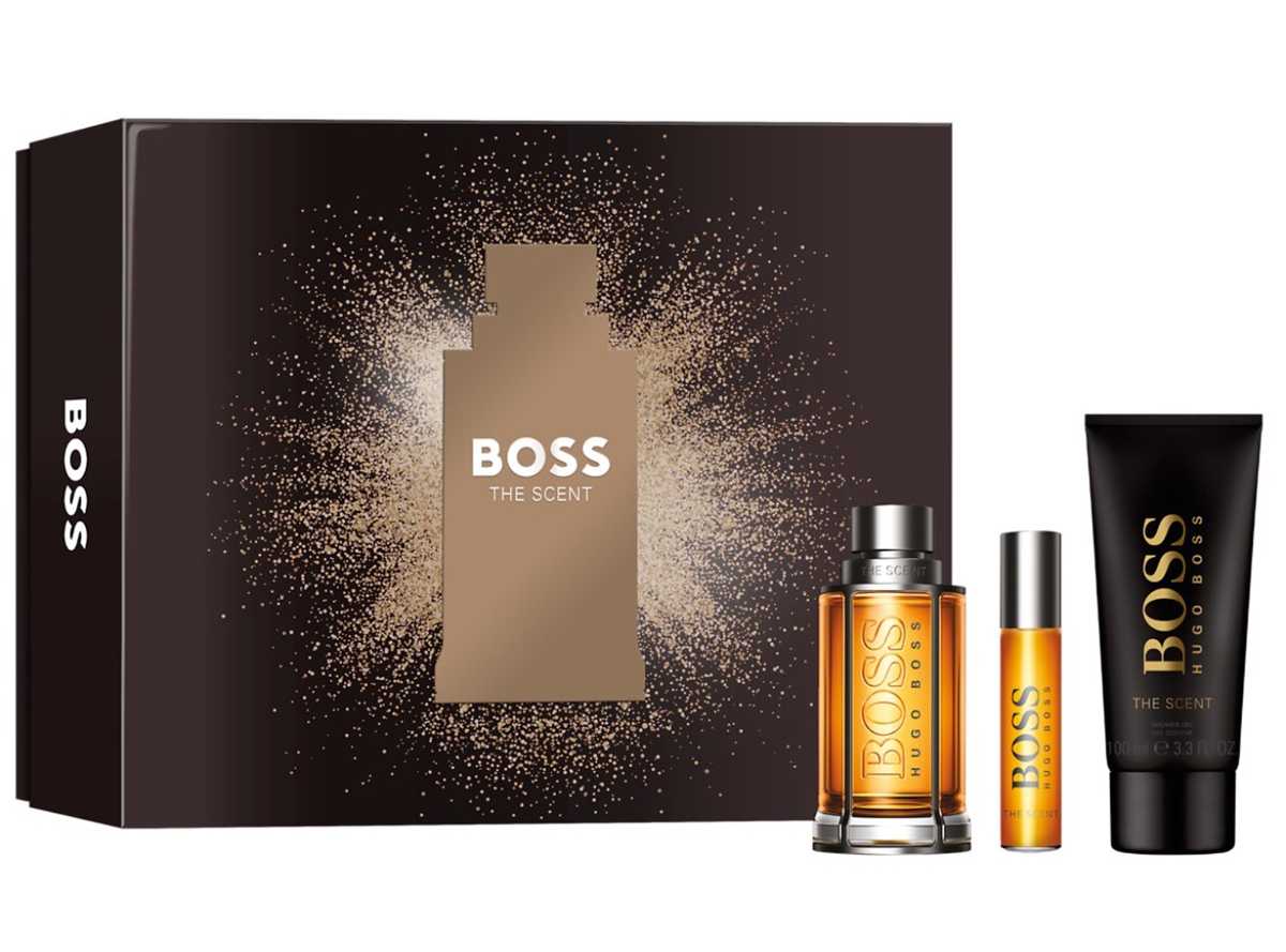 Hugo Boss - zestaw (The Scent woda toaletowa 100ml + 10ml + Żel pod prysznic 100ml)