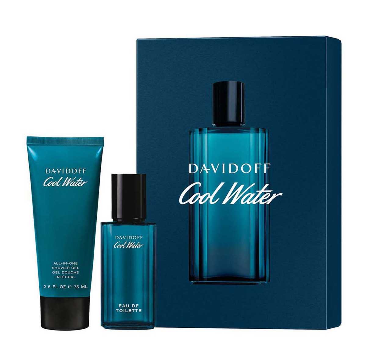 Davidoff (Cool Water woda toaletowa 40ml + Żel pod prysznic 75ml)