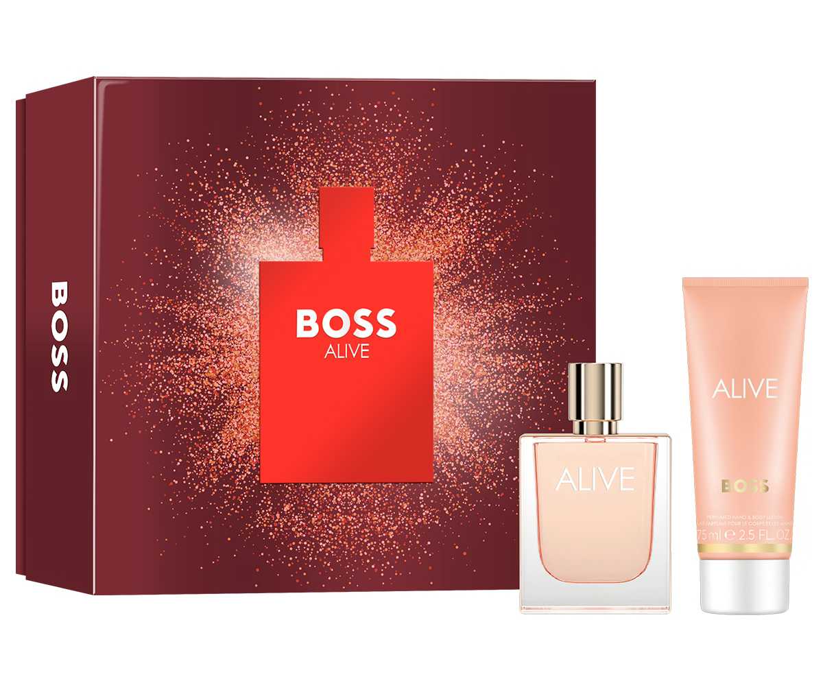 Hugo Boss - zestaw (Alive woda perfumowana 50ml + Balsam do ciała 75ml)