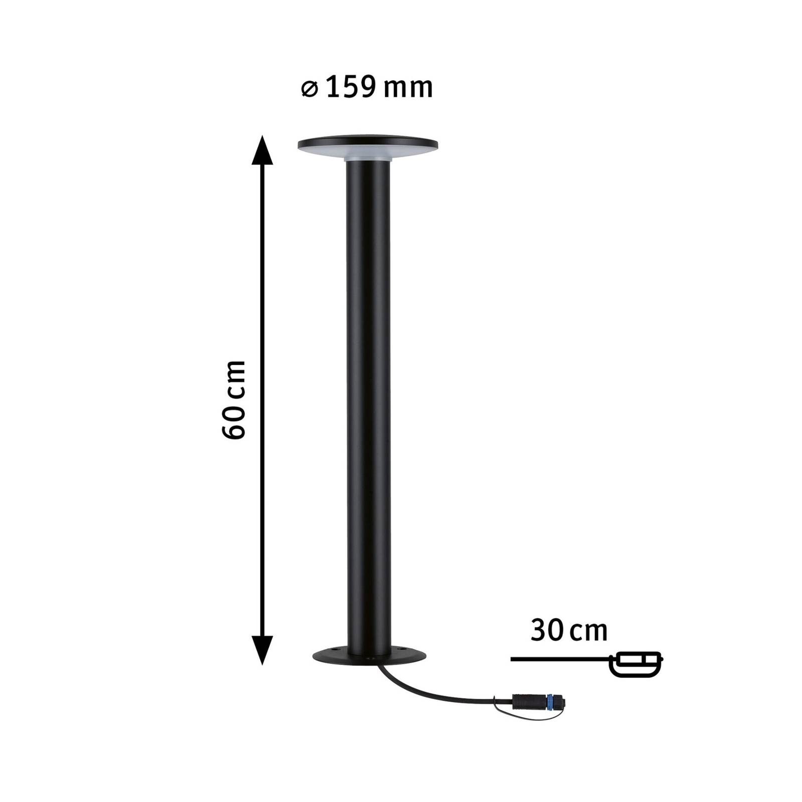 Paulmann Plug & Shine Plate słupek LED 2 200 K