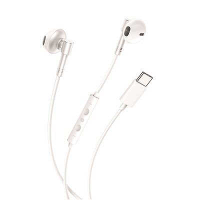 XO EP60 USB-C douszne białe