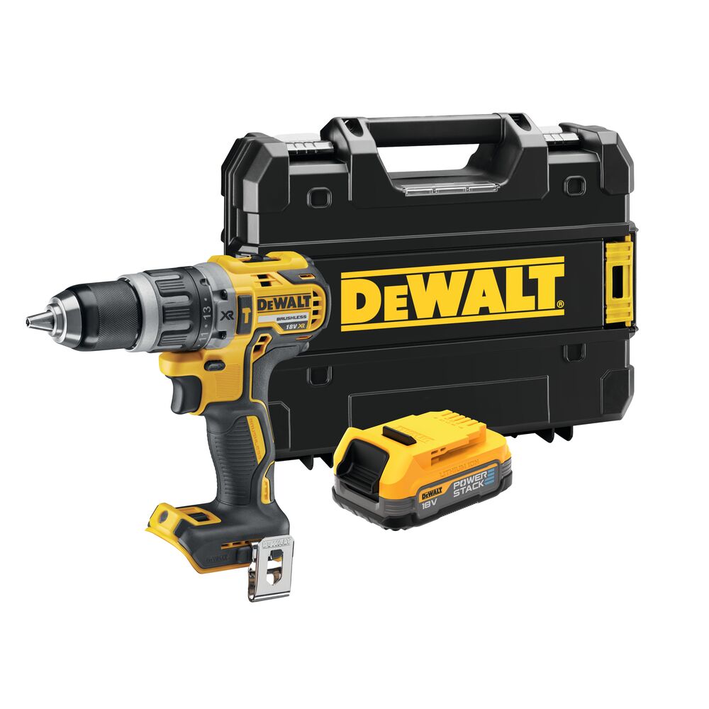 DeWalt DCD796E1T-XJ wiertarko-wkrętarka udarowa 18V 1x1,7Ah Li-Ion 27/70Nm XR PowerStack w walizce