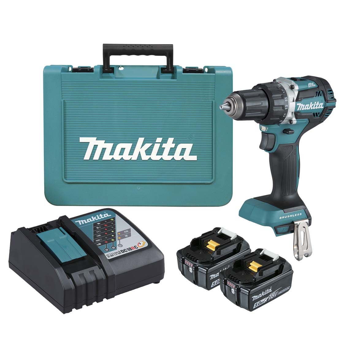 Makita wiertarko-wkrętarka DDF484RTE 