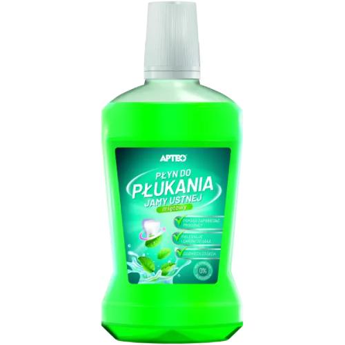 APTEO Płyn do płukania jamy ustnej Miętowy, 500ml