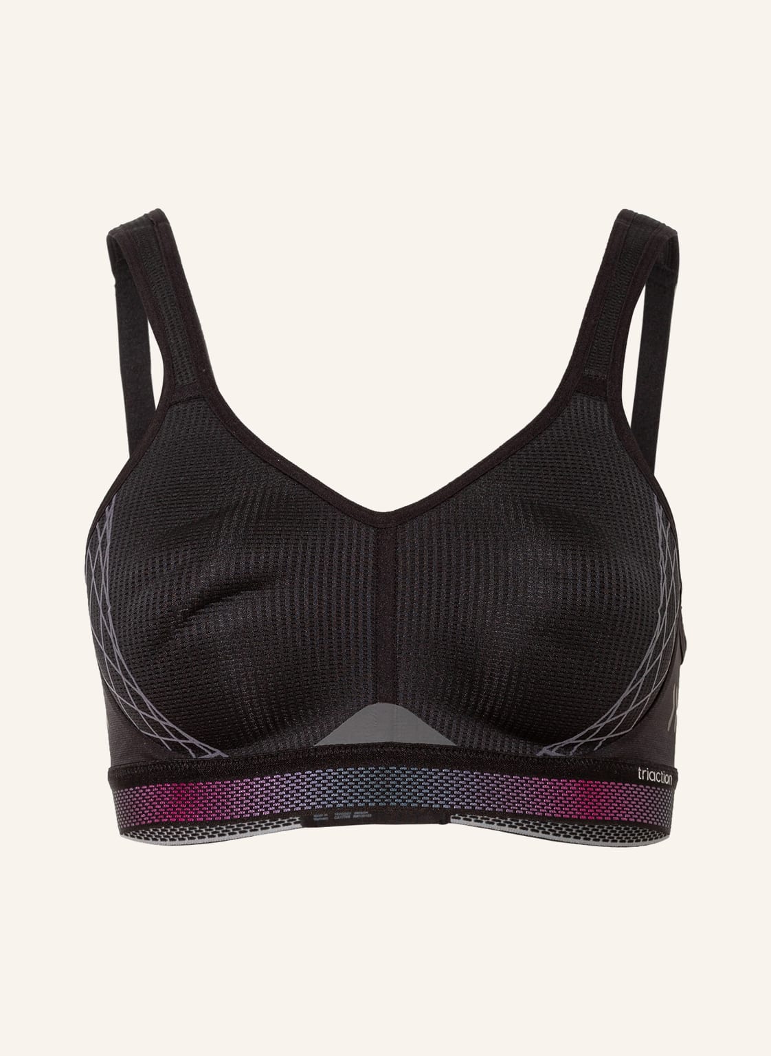 Triumph Biustonosz Sportowy Triaction Cardio Cloud schwarz