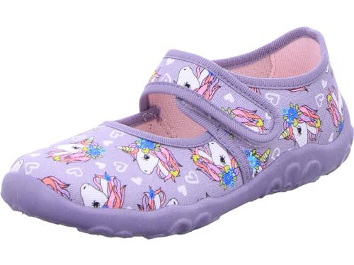 Superfit Dziewczęce Bonny kapcie, Fioletowy 8530, 34 EU Weit