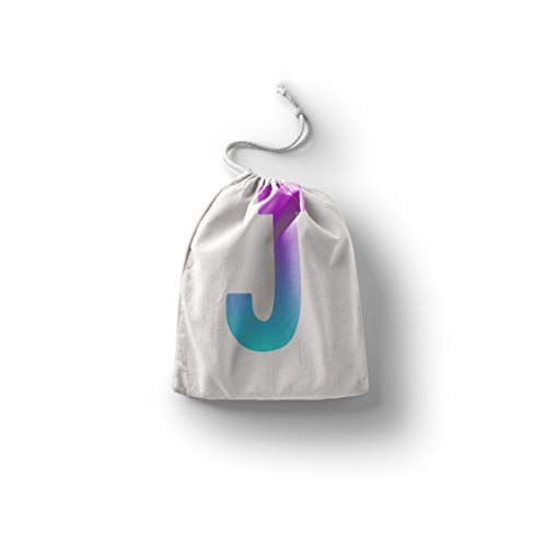 Bonamaison Torba na produkty bawełniane z nadrukiem ze sznurkiem, torba na zakupy wielokrotnego użytku, biodegradowalne torby ekologiczne, torba podróżna, saszetka, torba na zakupy, przyjazna dla