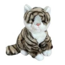 Kot szary pręgowaty 23cm Dubi