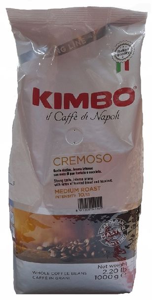 Kimbo Cremoso 1kg Kawa Ziarnista Cream