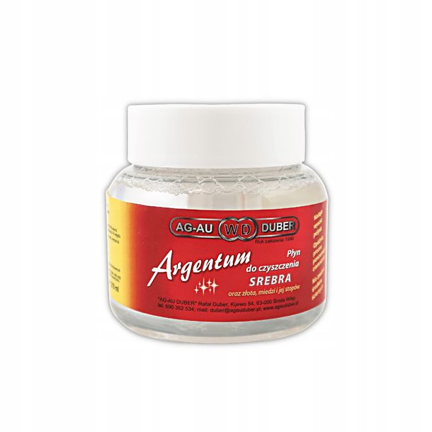 Płyn do czyszcz srebra złota miedzi 210ml Argentum