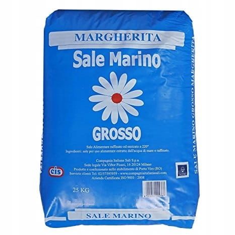 ﻿Sól Morska gruba spożywcza naturalna 25kg
