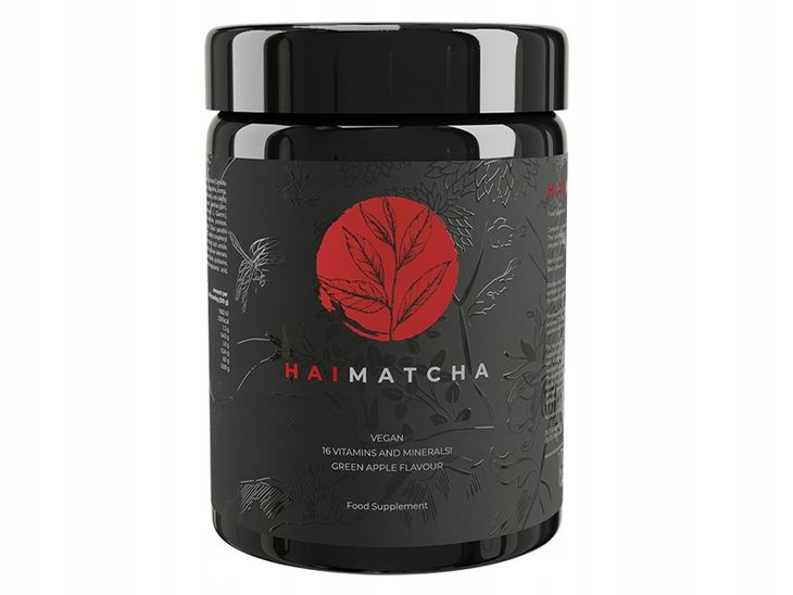 ﻿Hai Matcha - Zielona Herbata z Spiruliną, Witaminą C, Biotyną i Żelazem