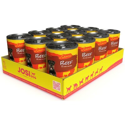 Karma dla psa JOSIDOG Wołowina w sosie 12 x 415 g