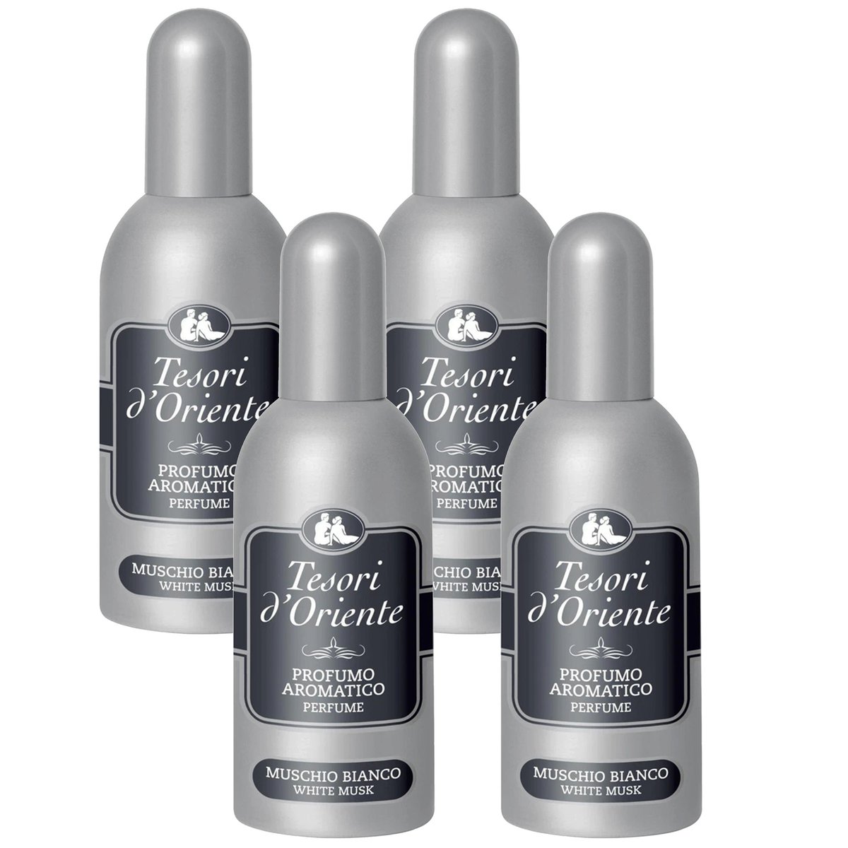 Tesori d'Oriente, Muschio Bianco, Woda toaletowa, 4x100ml
