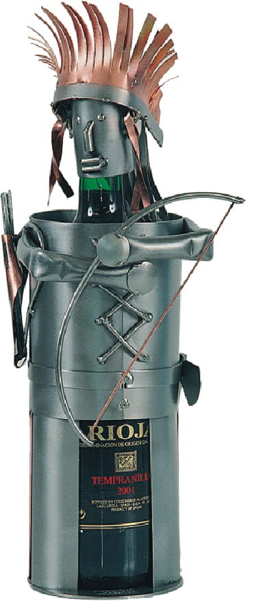 Metalowa figurka-Stojak Indianin
