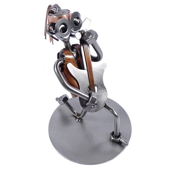 Metalowa figurka Gitarzysta rockowy II. Dekoracja dla rockmena