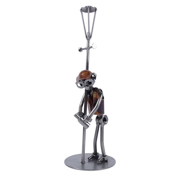 Metalowa figurka Pijak. Prezent z humorem