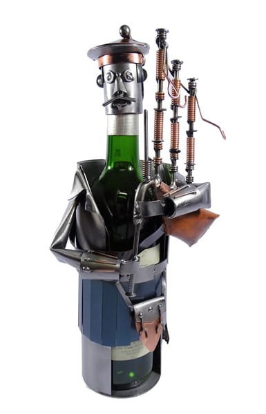 Metalowa figurka-Stojak szkot. Oryginalny prezent