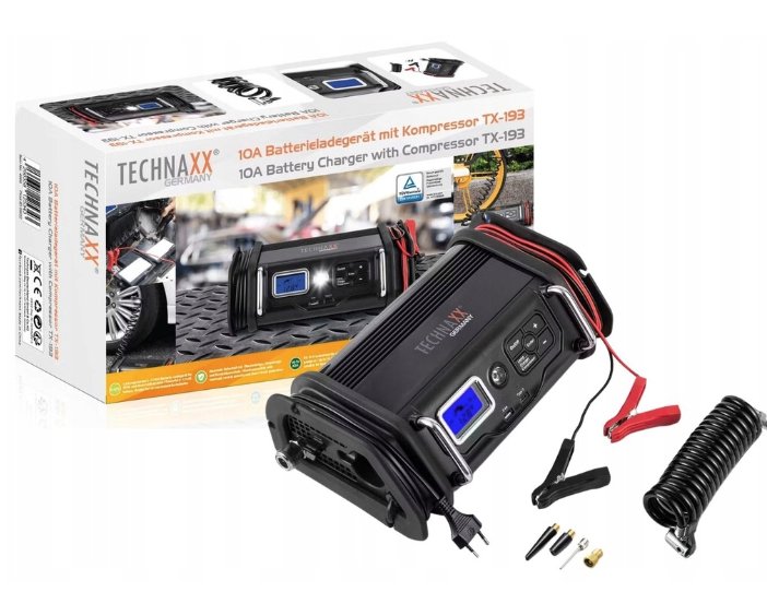 Ładowarka do akumulatorów z sprężarka Technax 10A
