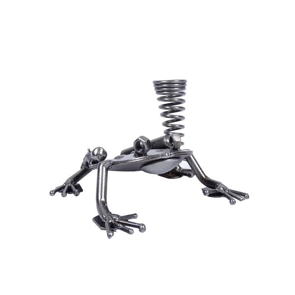 Metalowa figurka Żaba. Prezent dla wielbiciela zwierząt