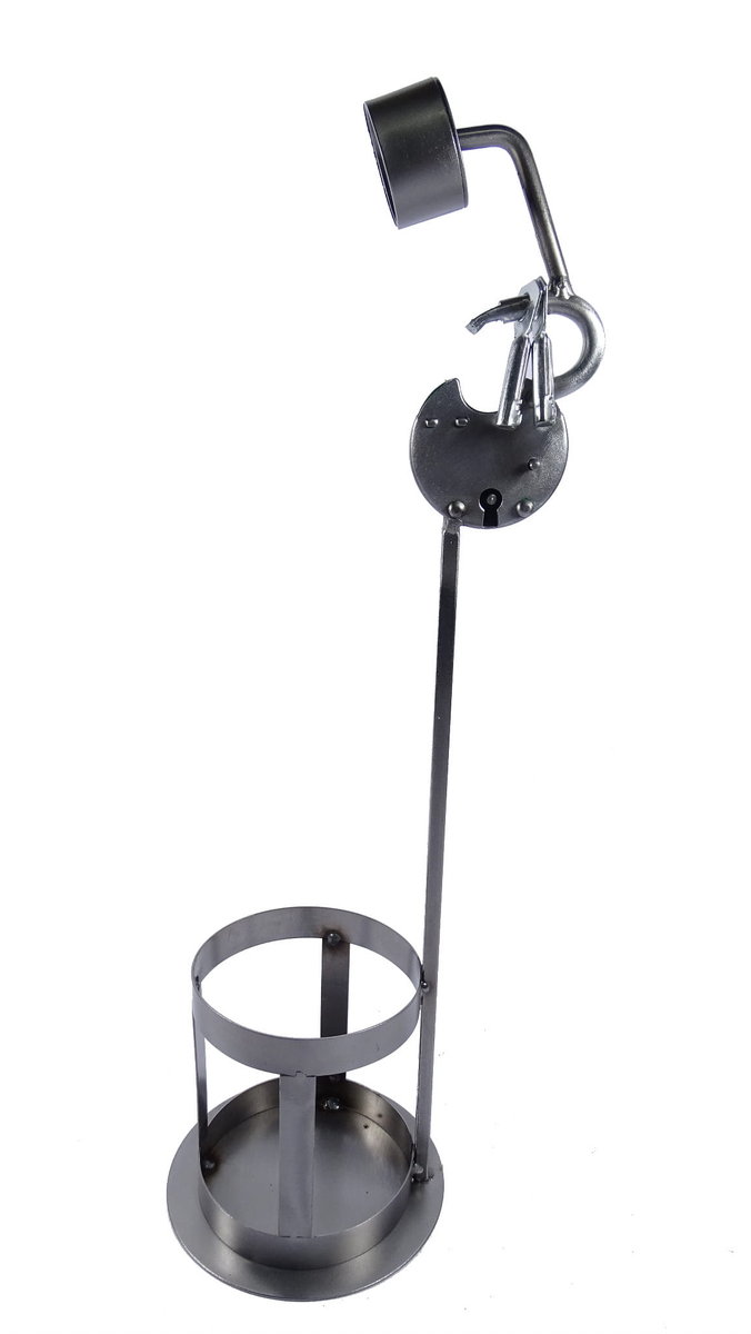 Metalowa figurka-Stojak kłódka