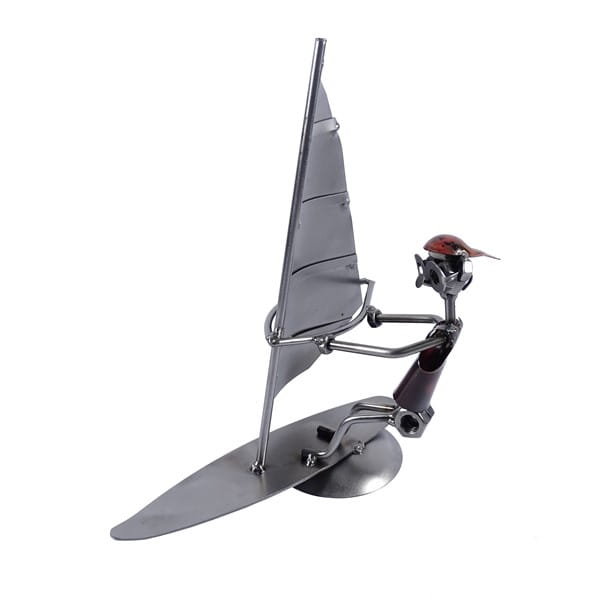 Metalowa figurka Windsurfing. Prezent dla fanów Surfingu
