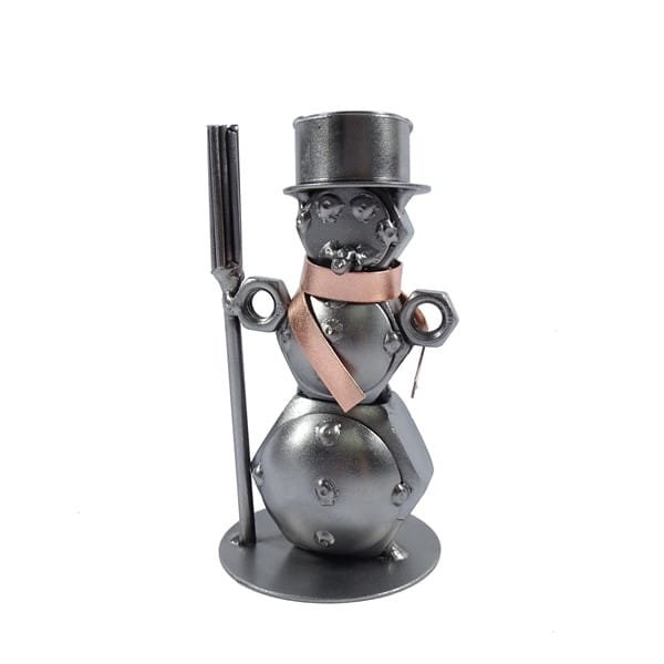 Metalowa figurka Bałwanek