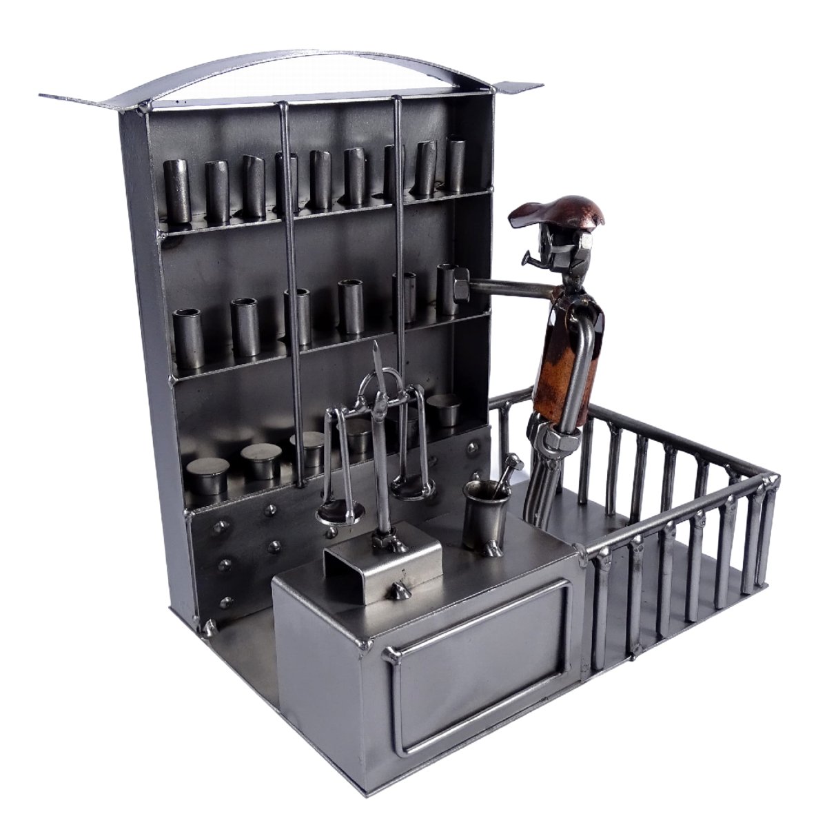 Metalowa figurka Aptekarz. Prezent dla Farmaceuty