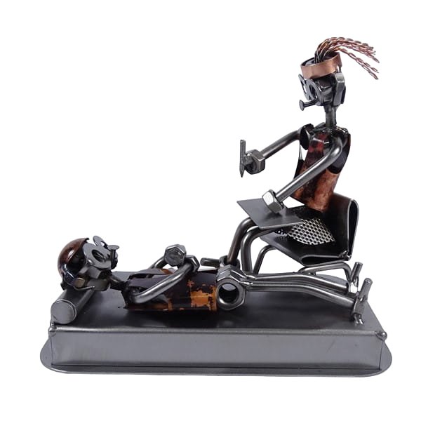 Metalowa figurka Pani Lekarz psychiatra. Pomysł na prezent