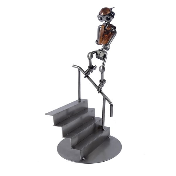 Metalowa figurka Skate na schodach. Prezent dla Skate'a