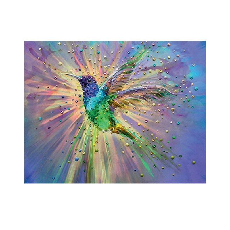 Diamond painting haft diamentowy mozaika DIY - koliber (12769) 25x35 cm