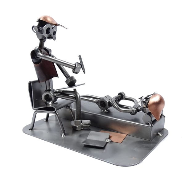 Metalowa figurka Lekarz psychiatra. Prezent dla lekarza