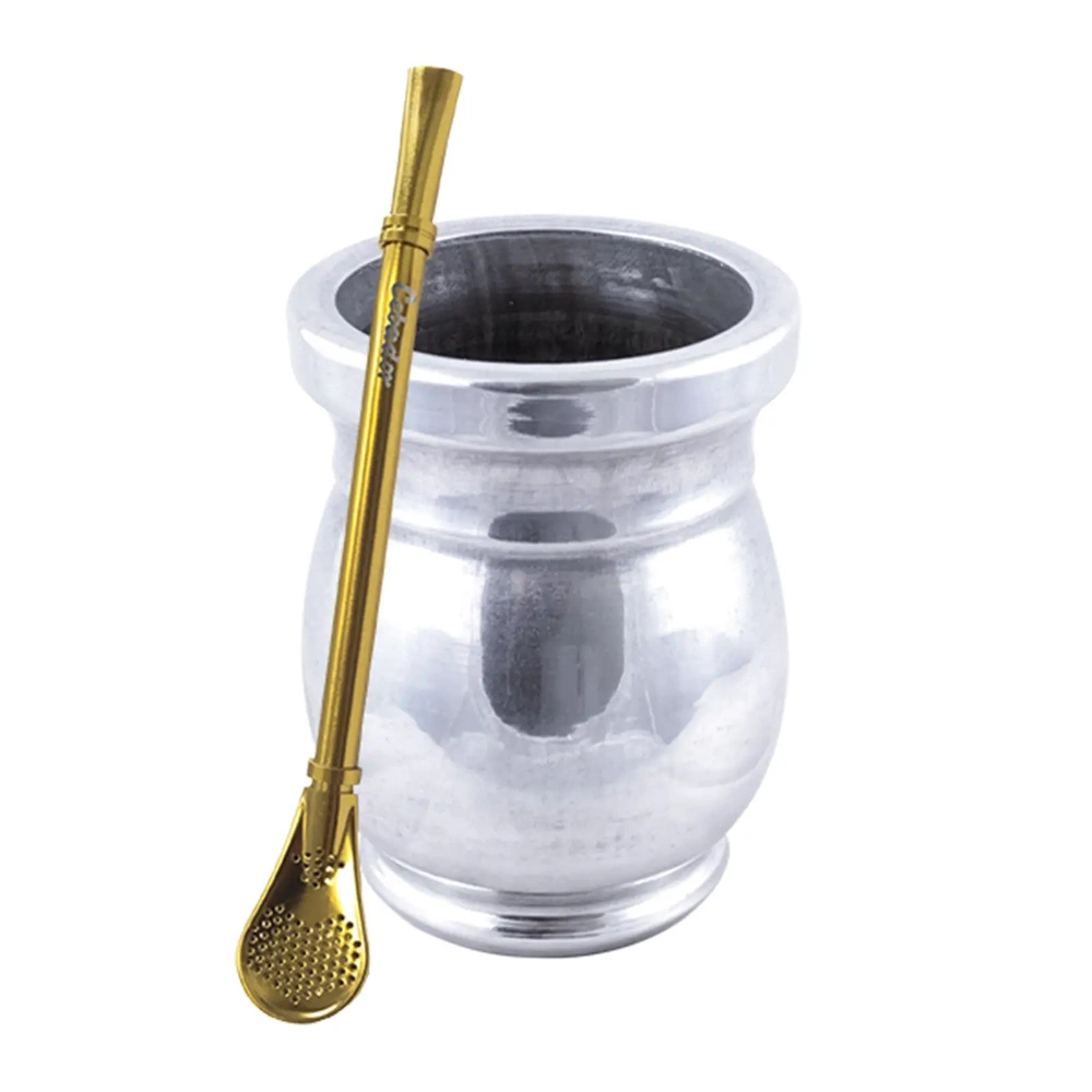 Zestaw z Palo Santo + Bombilla Gringo Złota