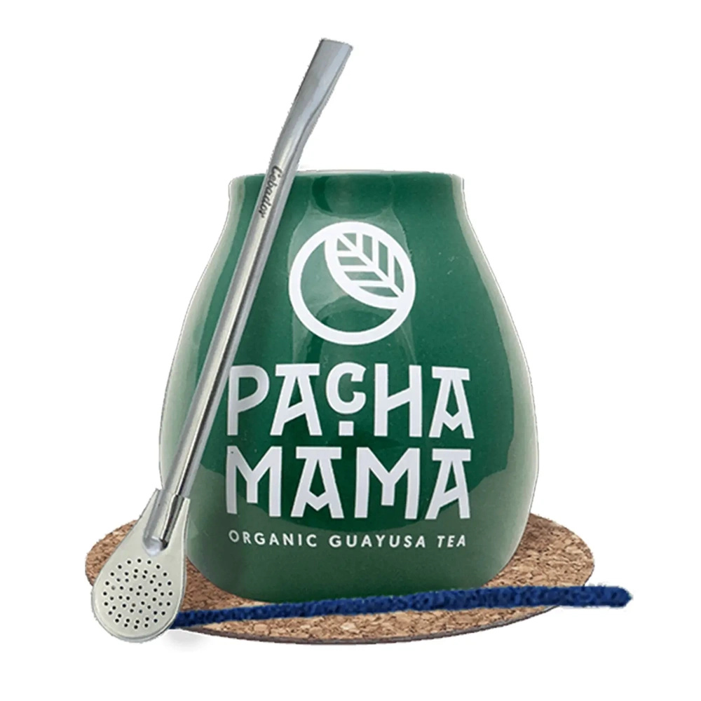 Zestaw startowy Tykwa + Bombilla 19cm Yerba Mate