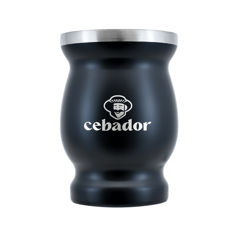 TermoMate Cebador – matero termiczne do yerba mate – 190 ml (czarne)