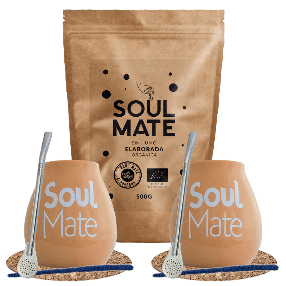 Zestaw Startowy dla dwojga Yerba Mate Soul Mate Organica 500g