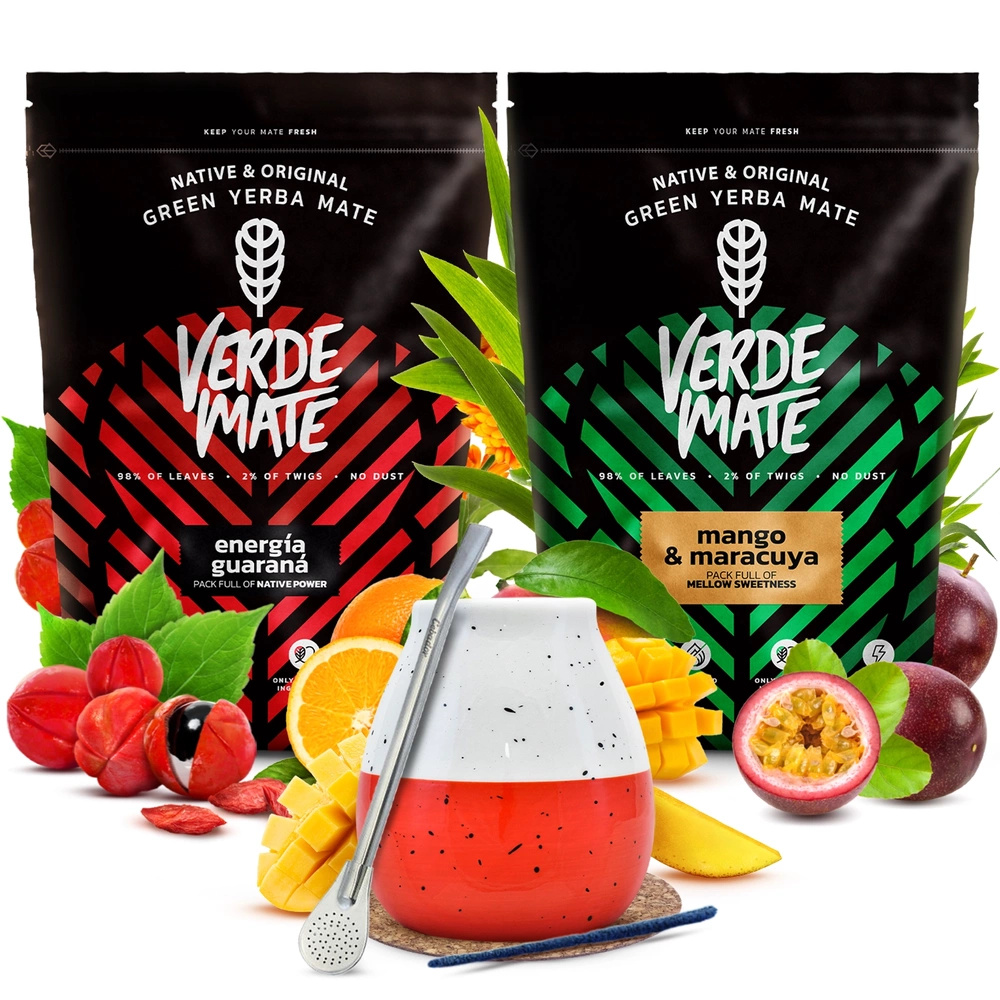 Zestaw yerba mate Verde Mate tykwa ceramiczna bombilla