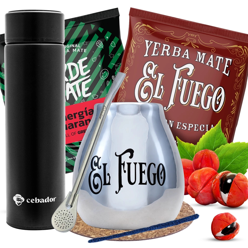 Zestaw Yerba Mate Green Yerbomos bombilla 2x50g